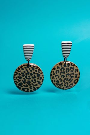 leopard dangle