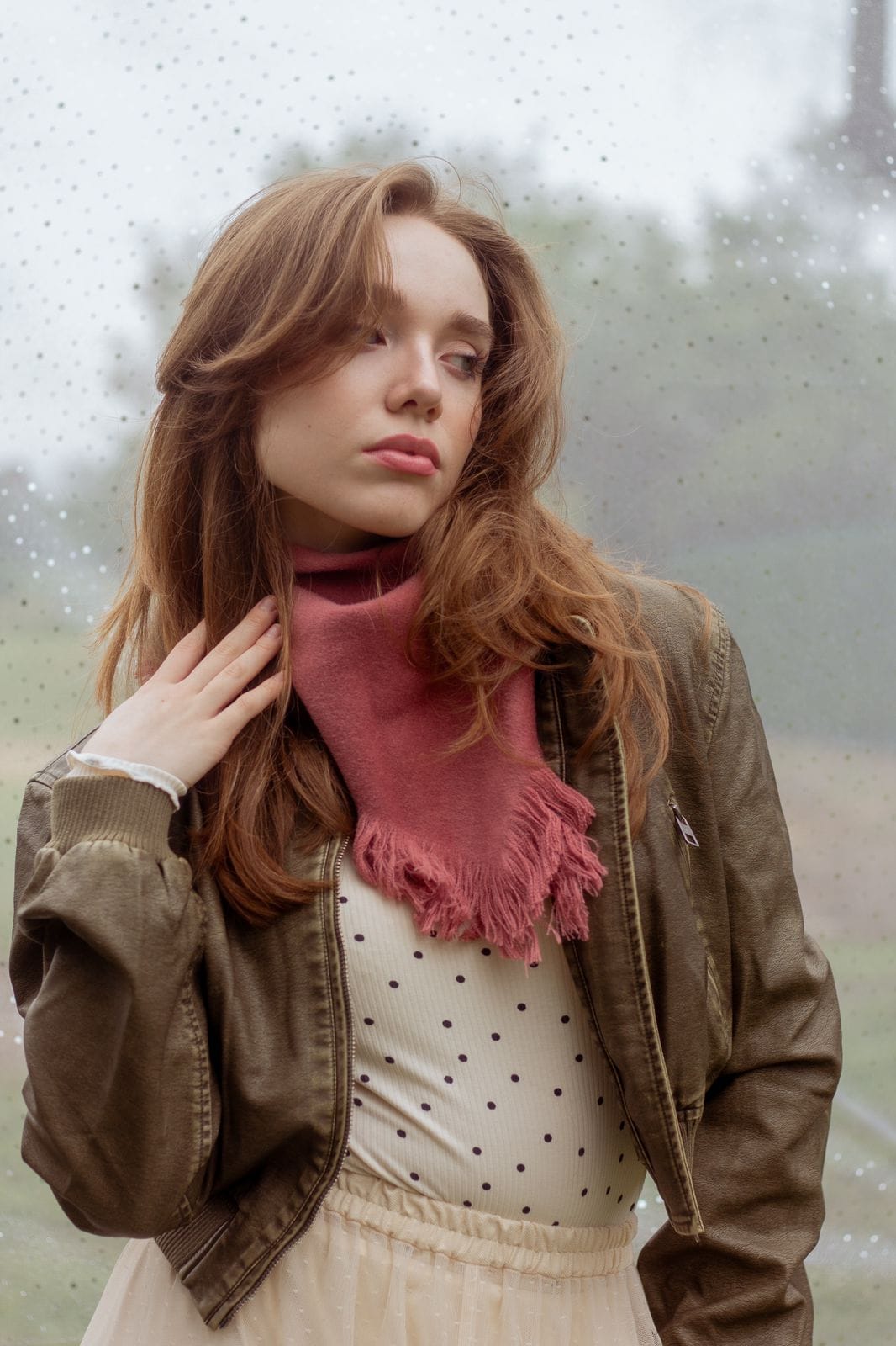 Alpaca pashmina in pink